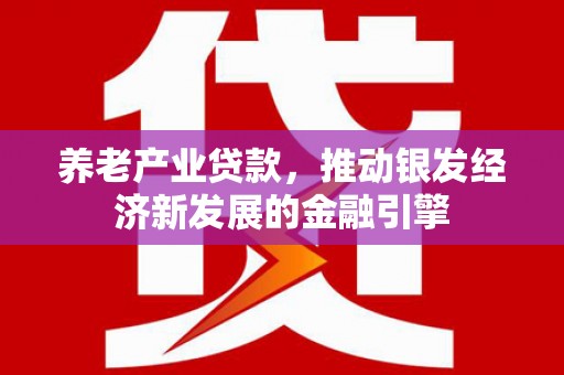 多伦养老产业贷款，推动银发经济新发展的金融引擎