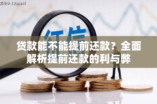 多伦贷款能不能提前还款？全面解析提前还款的利与弊