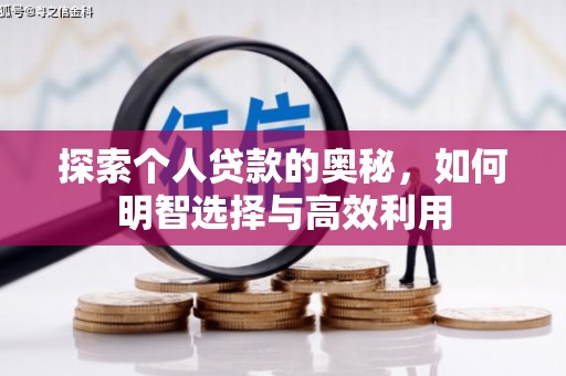 多伦探索个人贷款的奥秘，如何明智选择与高效利用