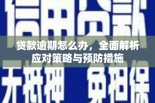 多伦贷款逾期怎么办，全面解析应对策略与预防措施