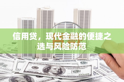 多伦信用贷，现代金融的便捷之选与风险防范