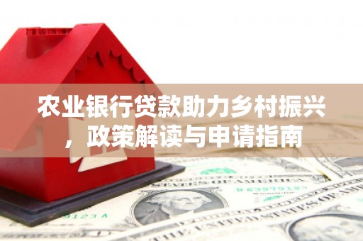 多伦农业银行贷款助力乡村振兴，政策解读与申请指南