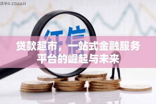 多伦贷款超市，一站式金融服务平台的崛起与未来