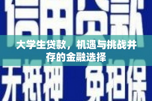 多伦大学生贷款，机遇与挑战并存的金融选择