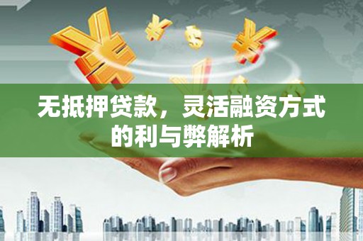 多伦无抵押贷款，灵活融资方式的利与弊解析