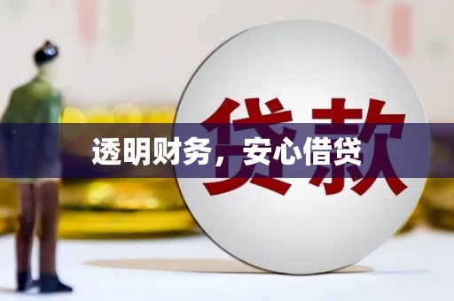 多伦透明财务，安心借贷